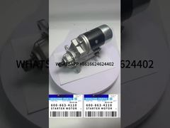 KBZE 600-863-4110 KOMATSU SAA6D102E MOTOR 600-863-4210 STARTER MOTOR ASSY 24V 10T 4,5KW