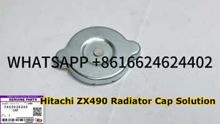 KBZE YA00038390 OEM KOREK CHŁODNICY HITACHI ZX490-5A ZX490-6 CZĘŚĆ ZAMIENNA DO KOPARKI HITACHI