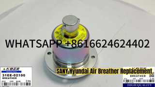 KBZE SANY 60129702 HYUNDAI 31EE-02100 WYMIANA ODLOTU POWIETRZA NA SY215 R215 R220