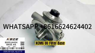 860514454 XCMG XE210 XE215 PODSTAWA FILTRA OLEJU DO KOPARKI JAKO PRODUKT JAKOŚCI OEM KBZE