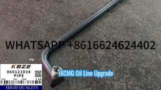 KBZE 860121034 Przewód powrotny oleju z cylindra łyżki do XCMG XE205/XE215/XE245 – wysokie ciśnienie