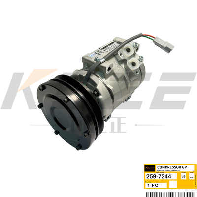 KBZE OEM 259-7244 2597244 CAT AC COMPRESSOR REPLACE E311 E312 E320 E323 EXCAVATOR