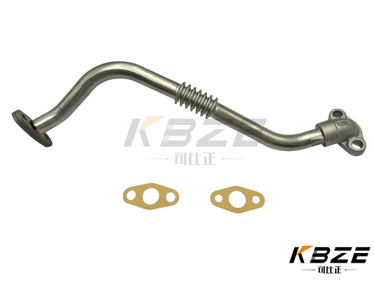 KBZE ME080452 EXCAVATOR TURBO DRAIN PIPE FOR MITSUBISHI 4D32 MOTOR WYSTOSZY KATO HD450