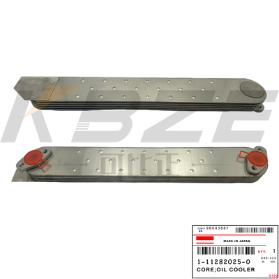 KBZE ISUZU 6BG1 1-11282025-0 5P MOTOR OIL COOLER CORE dla HITACHI EX200-5 ZAX200-5