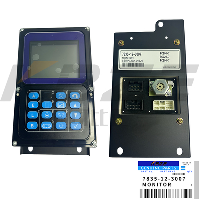 KOMATSU Monitor Ekskawatora Assy 7835-12-3007 OEM dla PC120-7 PC200-7 PC300-7 PC460-7