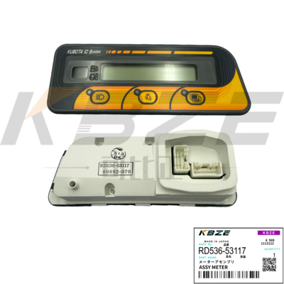 KUBOTA Mini Excavator Monitor Assy RD536-53113 OEM Czarny ABS